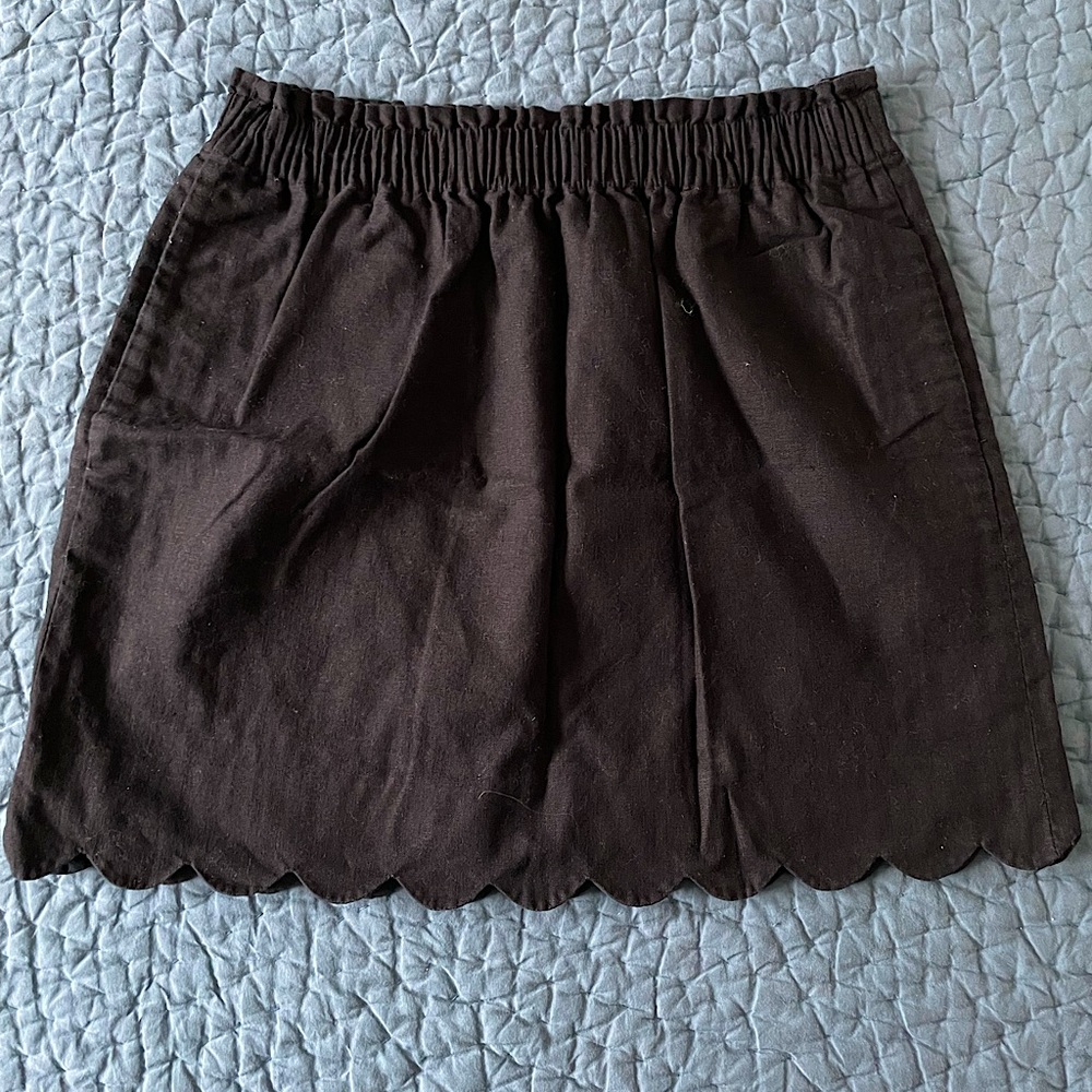 J. Crew High Waist Miniskirt with Pockets